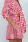Cherry Check Short