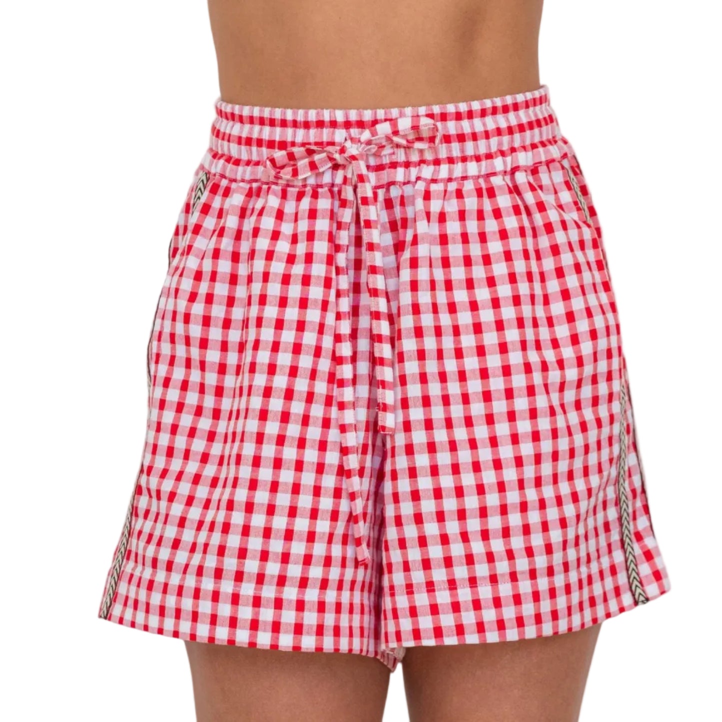 Cherry Check Short