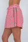 Cherry Check Short