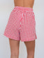 Cherry Check Short