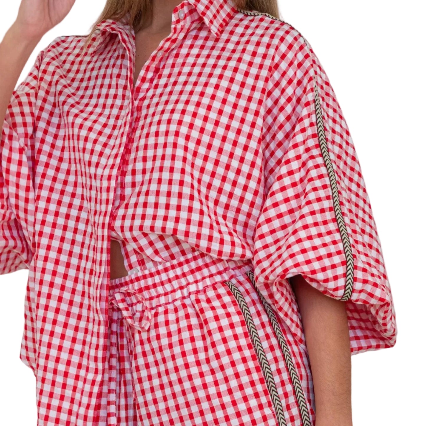 Cherry Check Butterfly Shirt