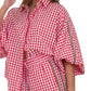 Cherry Check Butterfly Shirt