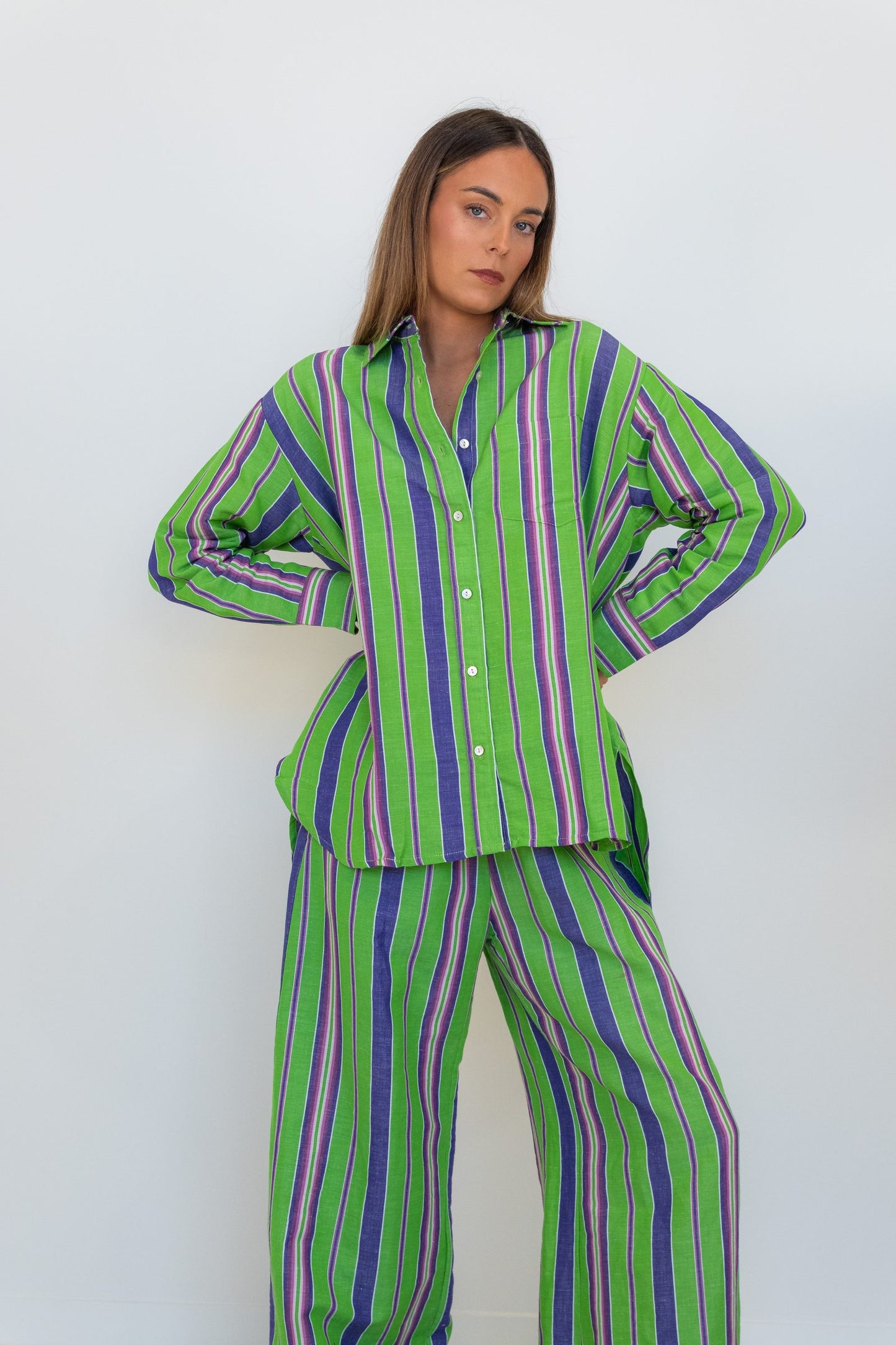 San Remo Boyfriend Wide Leg Pant
