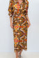 Ikat Sarong Shawl Dress