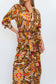 Ikat Sarong Shawl Dress