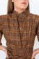 Chateau Linen Ballon Sleeve Top with belt