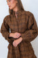Chateau Linen Ballon Sleeve Top with belt