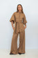 Cappuccino Check Lux Pant