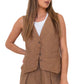 Chocolate Prince of Wales Vest