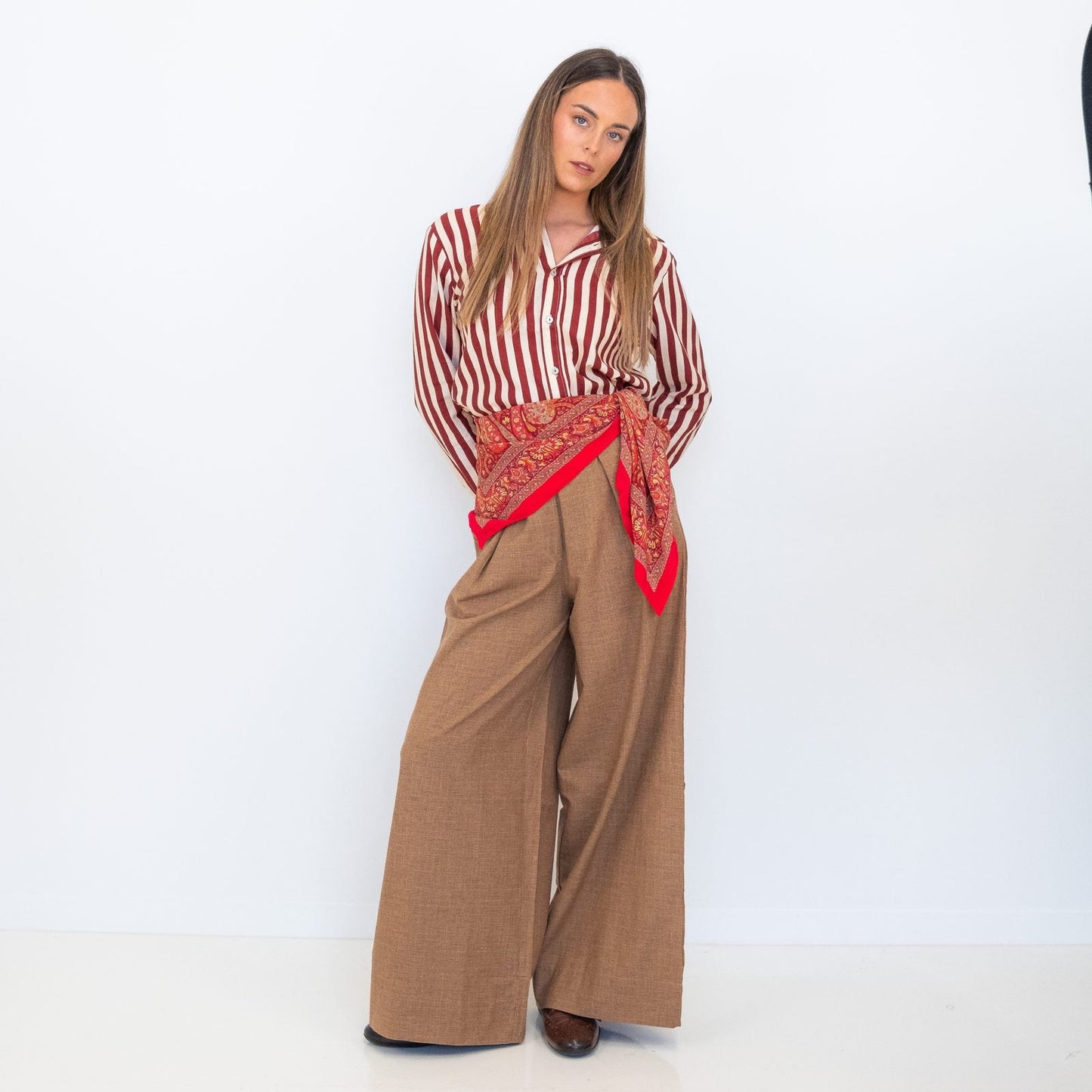 Bordeux Stripes Slim Fit Shirt