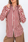 Bordeux Stripes Slim Fit Shirt