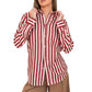 Bordeux Stripes Slim Fit Shirt