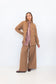 Chocolate Prince of Wales Cargo Jacket