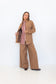 Chocolate Prince of Wales Cargo Jacket