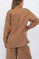 Chocolate Prince of Wales Cargo Jacket