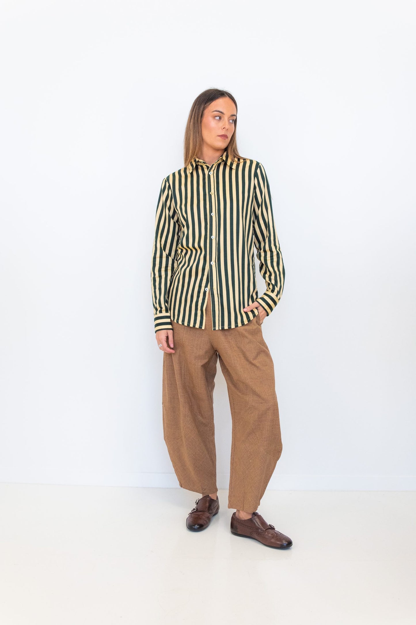 Forest Green Slim Fit Dress Shirt