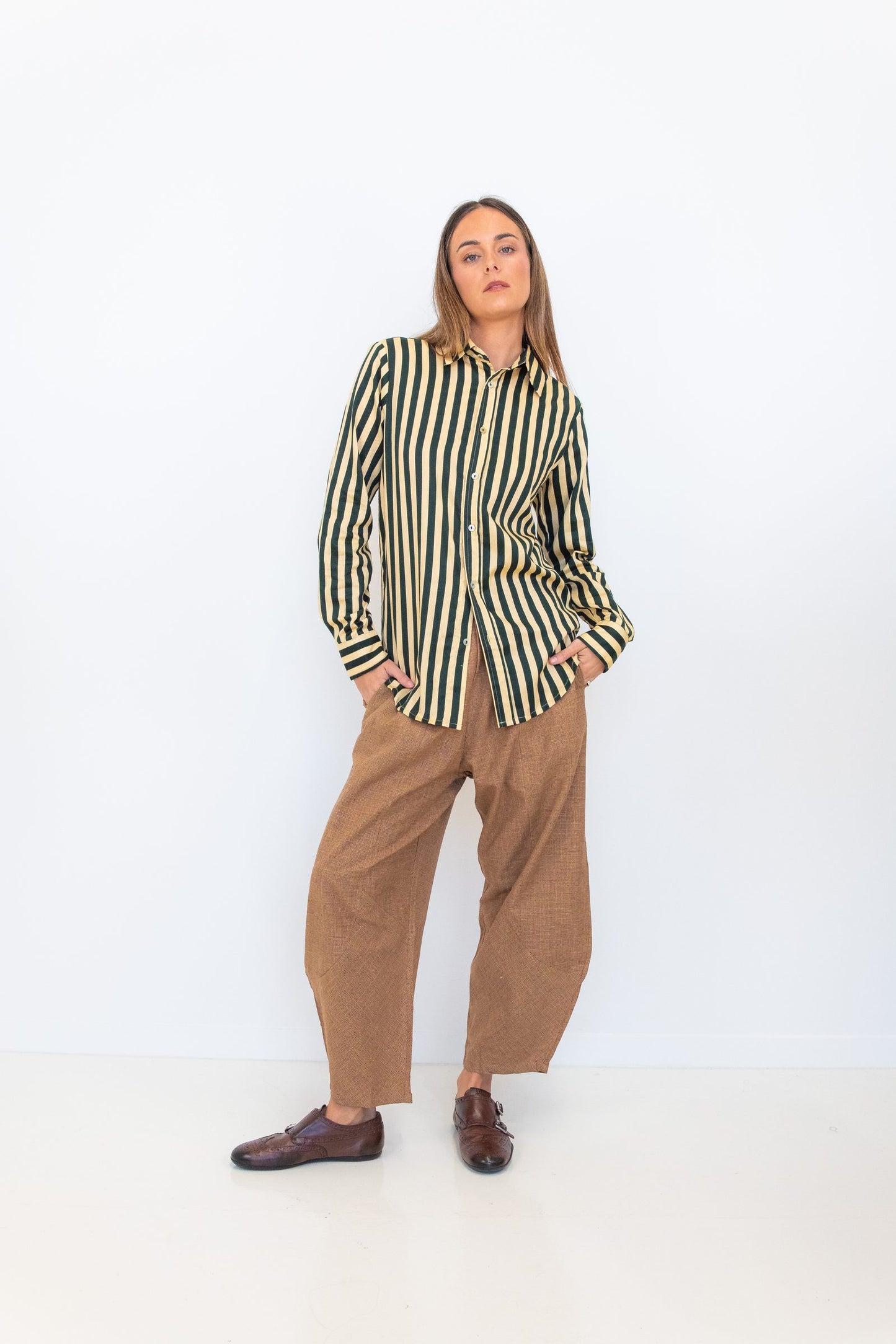Forest Green Slim Fit Dress Shirt