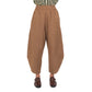 Chocolate Prince of Wales Barrel Pant