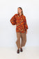 Butterfly Sleeve Shirt - Floral 01