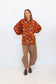 Butterfly Sleeve Shirt - Floral 01