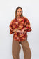 Butterfly Sleeve Shirt - Floral 02