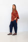 Butterfly Sleeve Shirt - Floral 05