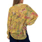 Mogul Print Linen Gauze Butterfly Shirt