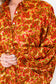 Butterfly Sleeve Shirt - passion flower