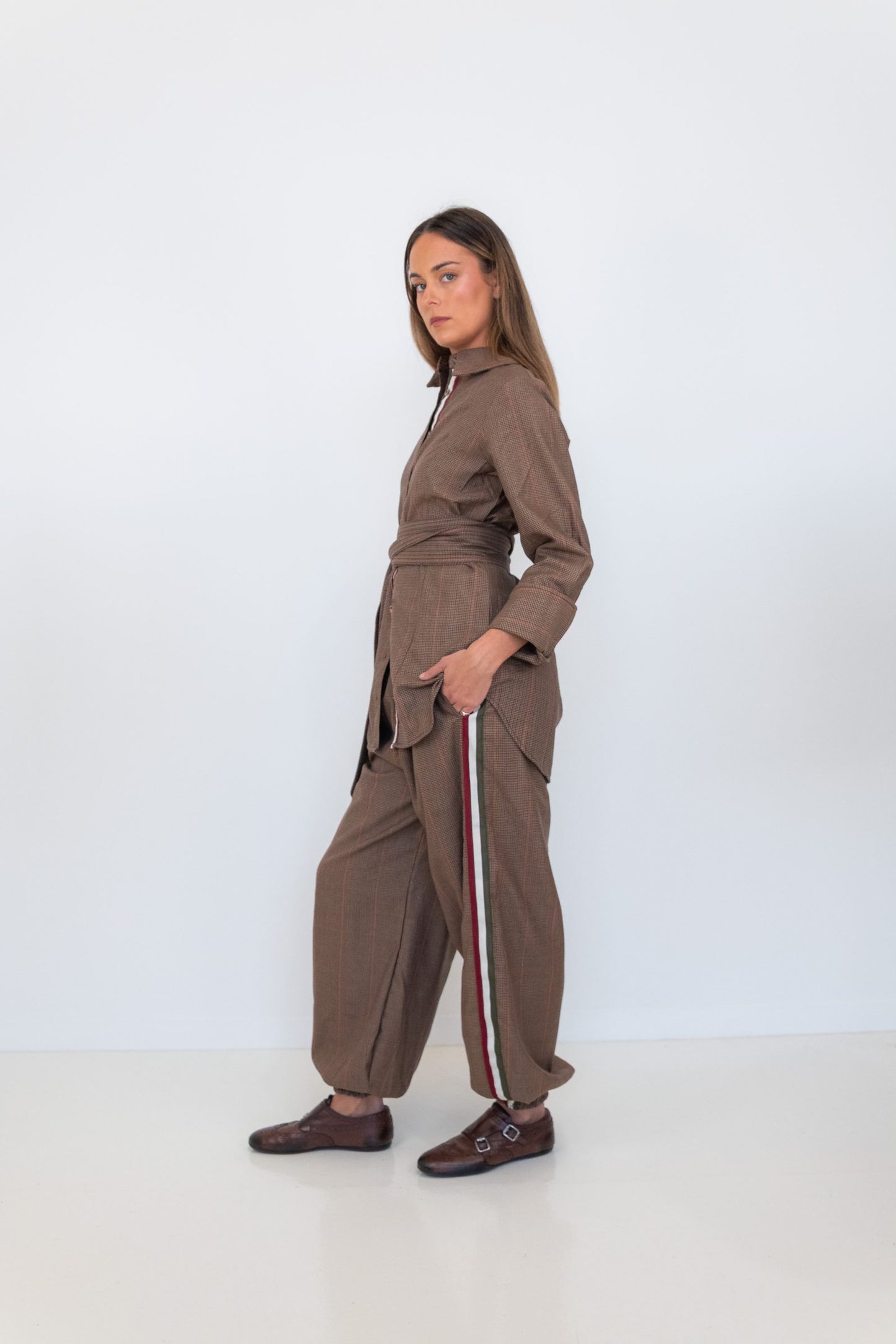 The Heritage French Cuff Belted Shirt