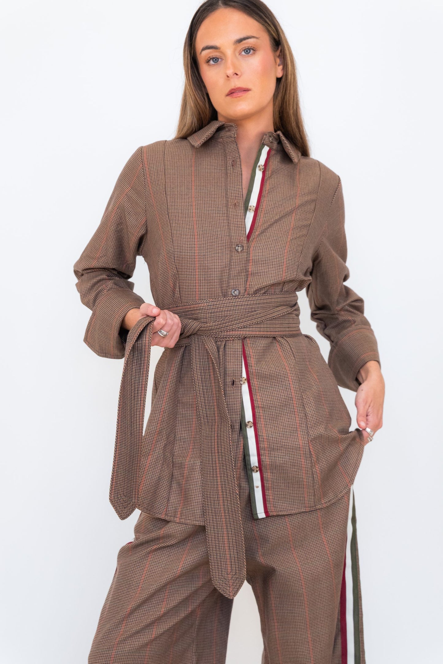 The Heritage French Cuff Belted Shirt
