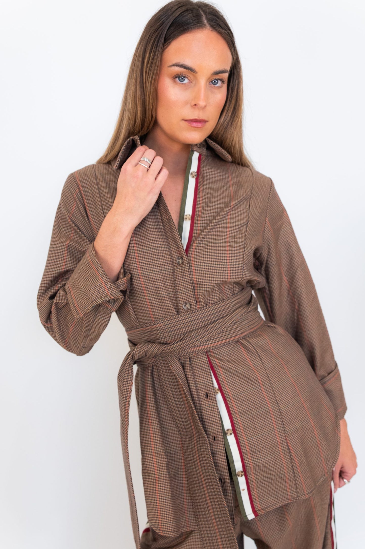 The Heritage French Cuff Belted Shirt