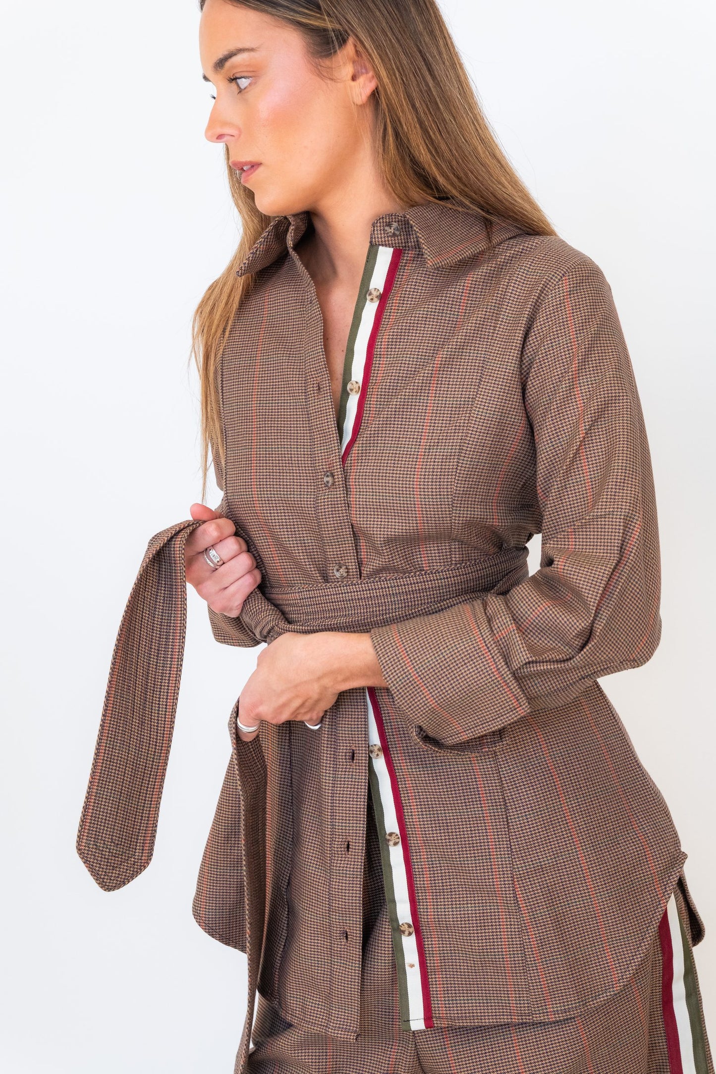 The Heritage French Cuff Belted Shirt