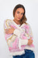 Nadia Dafri Cardi W07 Frou Frou pink and gold