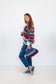 Nadia Dafri Cardi W09 Frou Frou Sage and cream