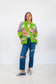 Nadia Dafri Cardi AW03- Verde 3/4 sleeve