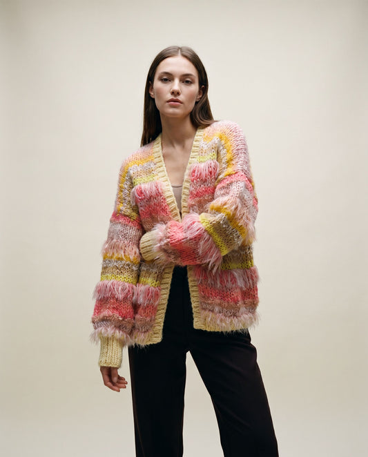 Nadia Dafri Cardi AW10 Yellow Mellow FROU FROU