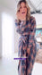 Bowral Check Sarong Shawl Dress