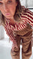 Chocolate Prince of Wales Barrel Pant