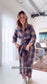 Bowral Check Sarong Shawl Dress