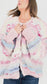Nadia Dafri Cardi Frou Frou Pinks Pastel